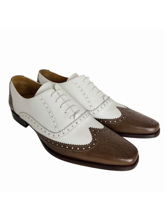 UNDANDY Other - Undandy Mens Leather Wingtip Brogue Oxford Spectator Shoes Size 12.5